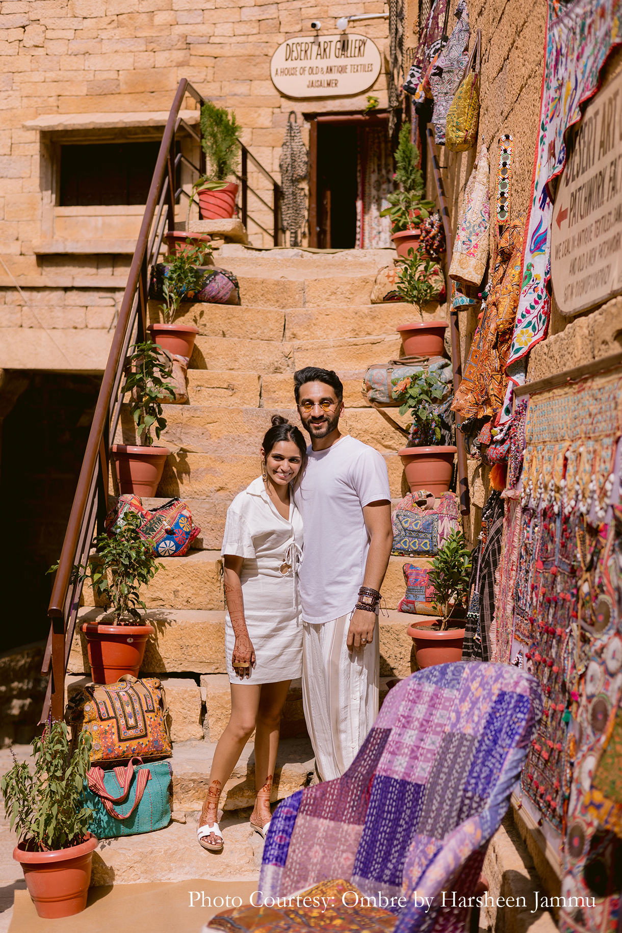 Rakhi Brahmbhatt and Mitra Patel, Jaisalmer