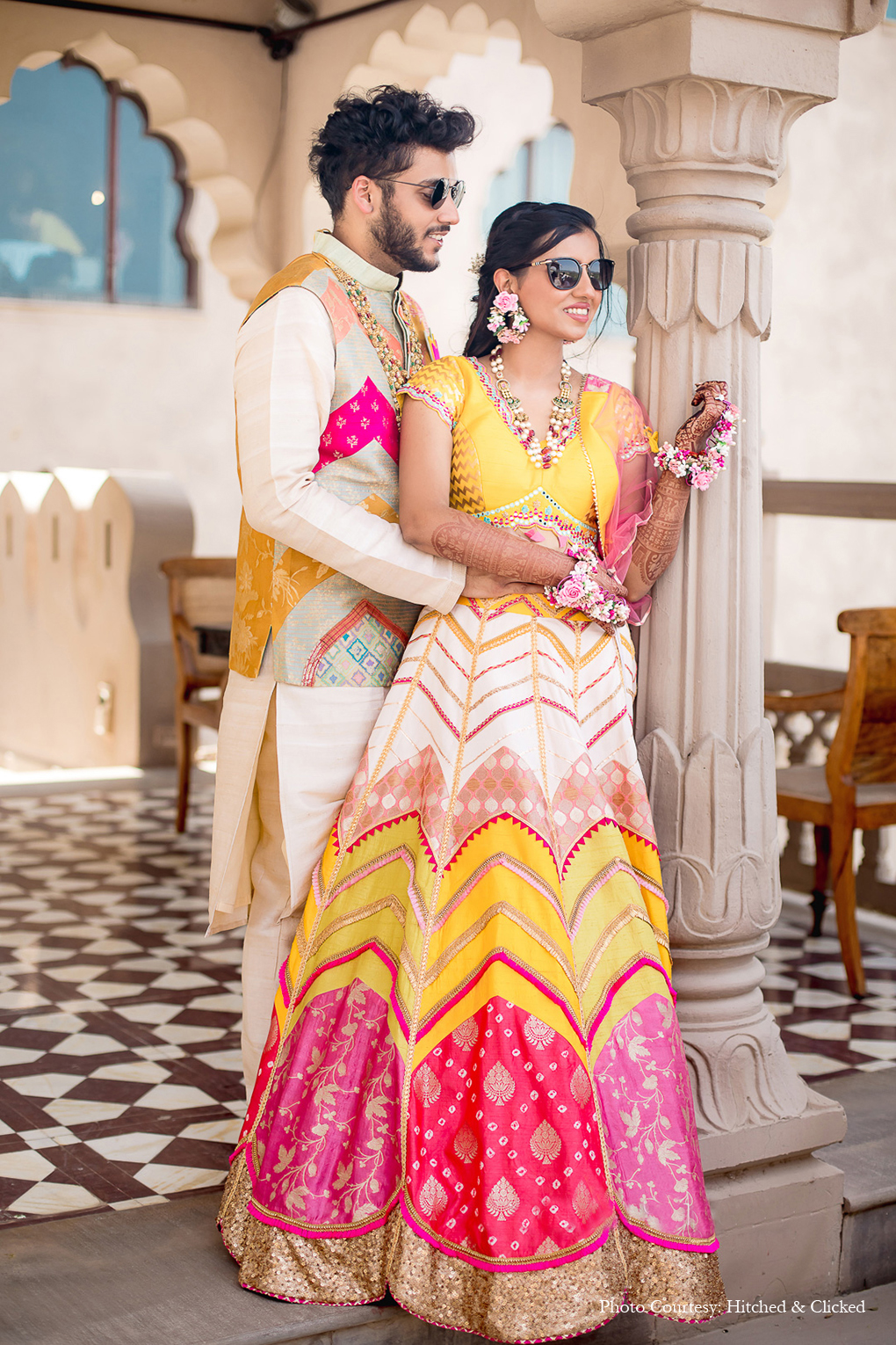 Ritika Bharadia and Aniket Bang, Jaipur