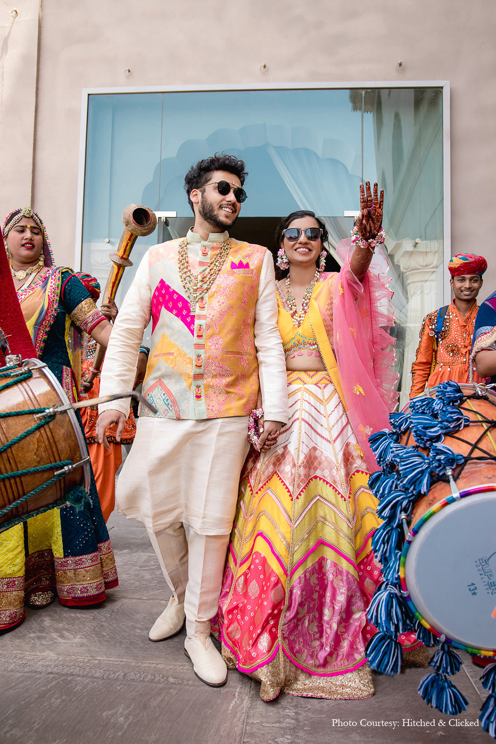 Ritika Bharadia and Aniket Bang, Jaipur