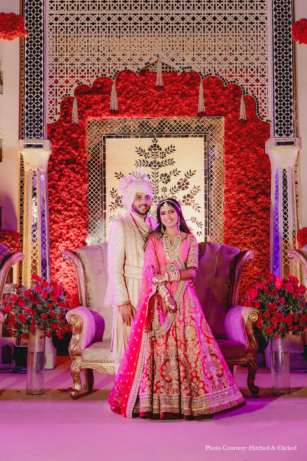 Ritika Bharadia and Aniket Bang, Jaipur