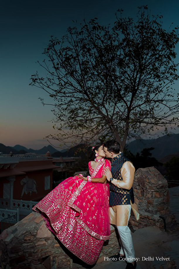 Sadhna and Michael, Hotel Fateh Garh, Udaipur