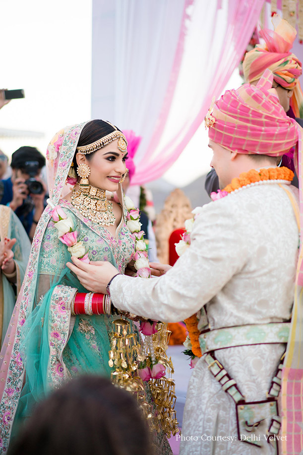 Sadhna and Michael, Hotel Fateh Garh, Udaipur