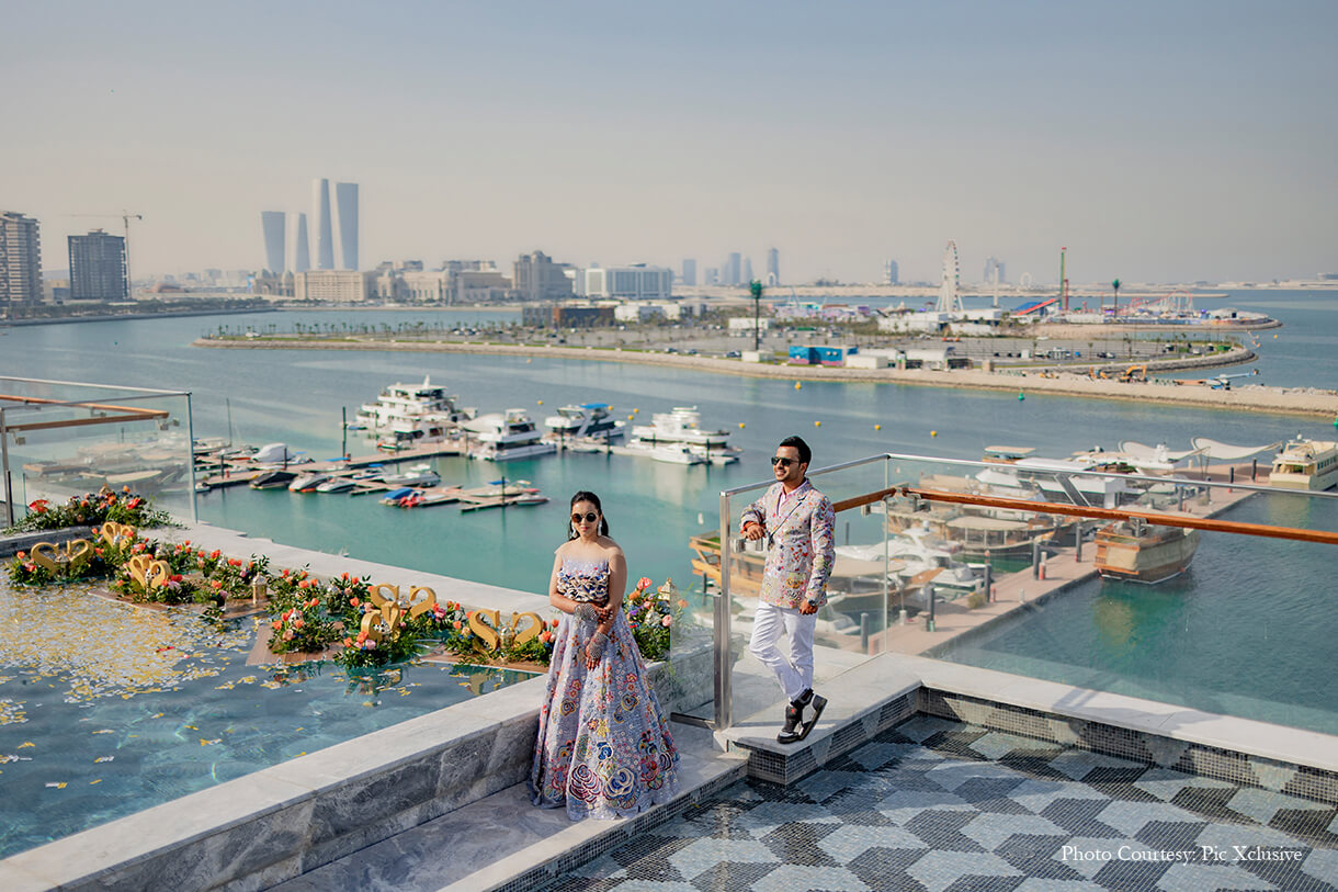 Shrutika and Shubham, Raffles Doha
