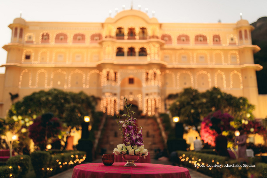 Sneh and Vishal, Hotel Samode Palace, Jaipur