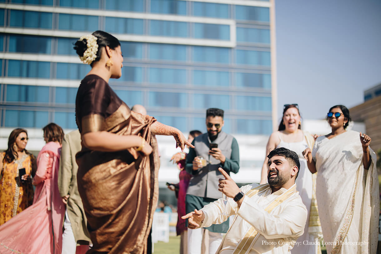 Tania John and Akash Kalia, Abu Dhabi