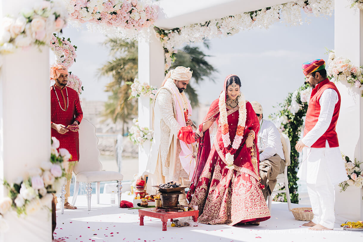 Tania John and Akash Kalia, Abu Dhabi