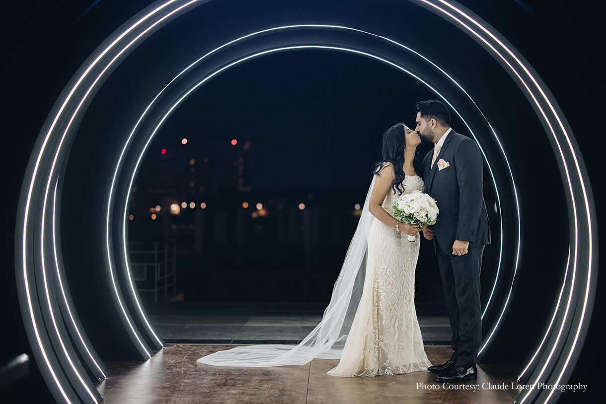 Tania John and Akash Kalia, Abu Dhabi