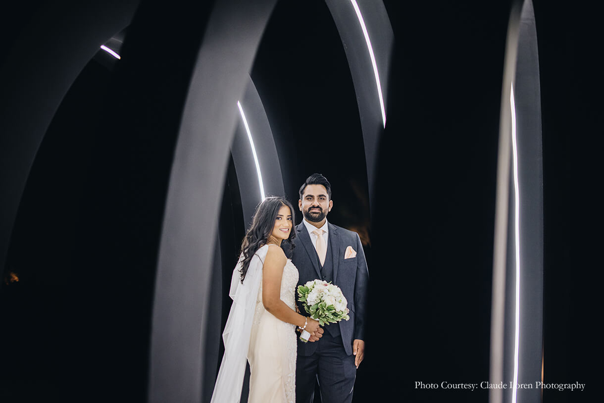 Tania John and Akash Kalia, Abu Dhabi