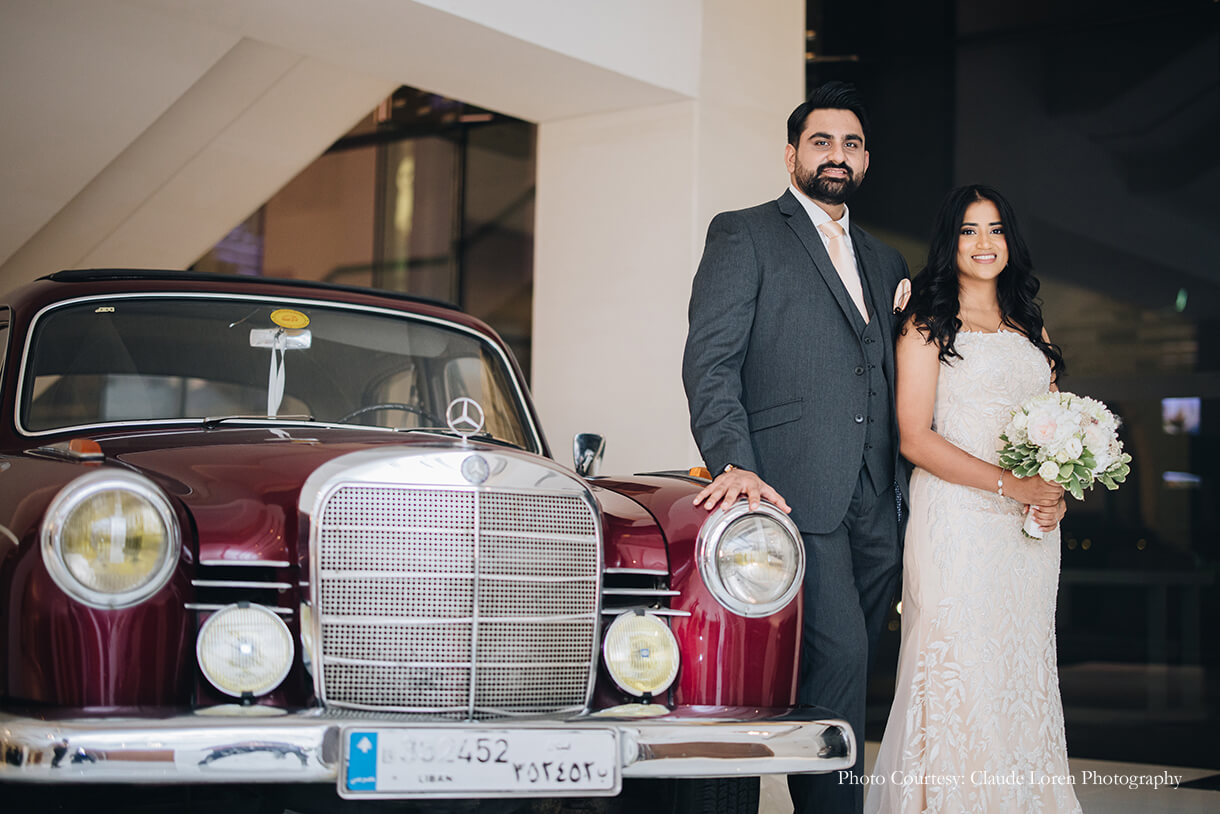 Tania John and Akash Kalia, Abu Dhabi