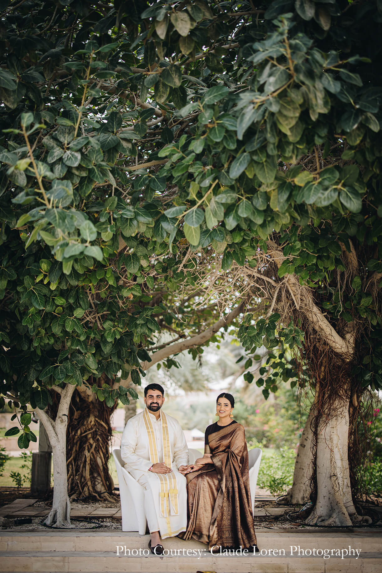 Tania John and Akash Kalia, Abu Dhabi
