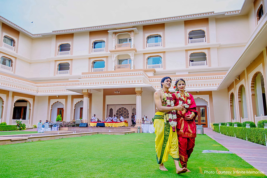 Tanya and Vatsan, Indana Palace Jodhpur