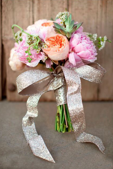 Glitter - Bridesmaid Bouquet Wraps