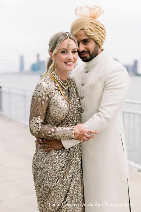 Megan and Rohit, Chelsea Piers Lighthouse, New York