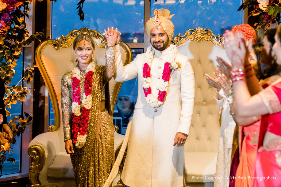 Megan and Rohit - Chelsea Piers Lighthouse, New York, Wedding and Reception