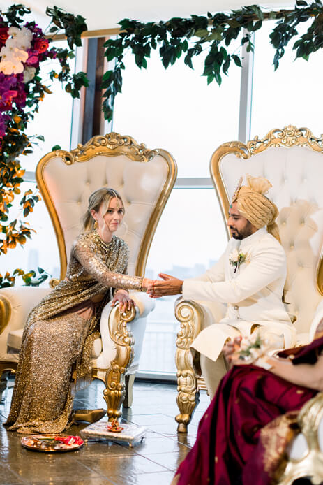 Megan and Rohit, Chelsea Piers Lighthouse, New York, Wedding and Reception