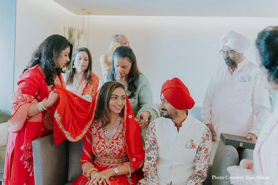 Vidhi Thakkar and Rohan Singh, The Taj Mahal Palace, Mumbai