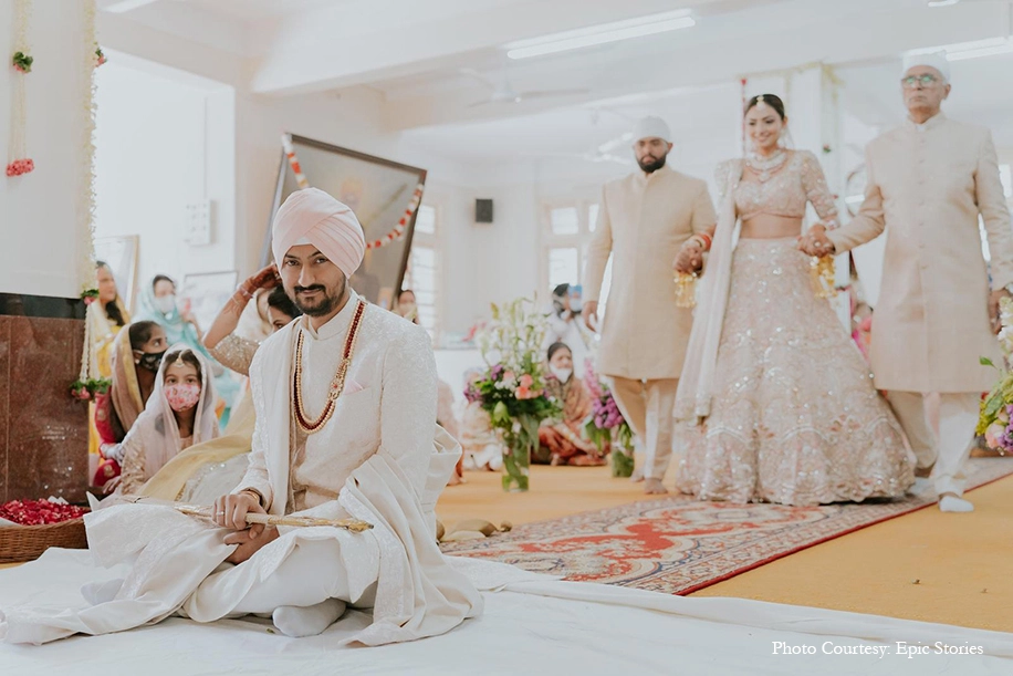 Vidhi Thakkar and Rohan Singh, The Taj Mahal Palace, Mumbai