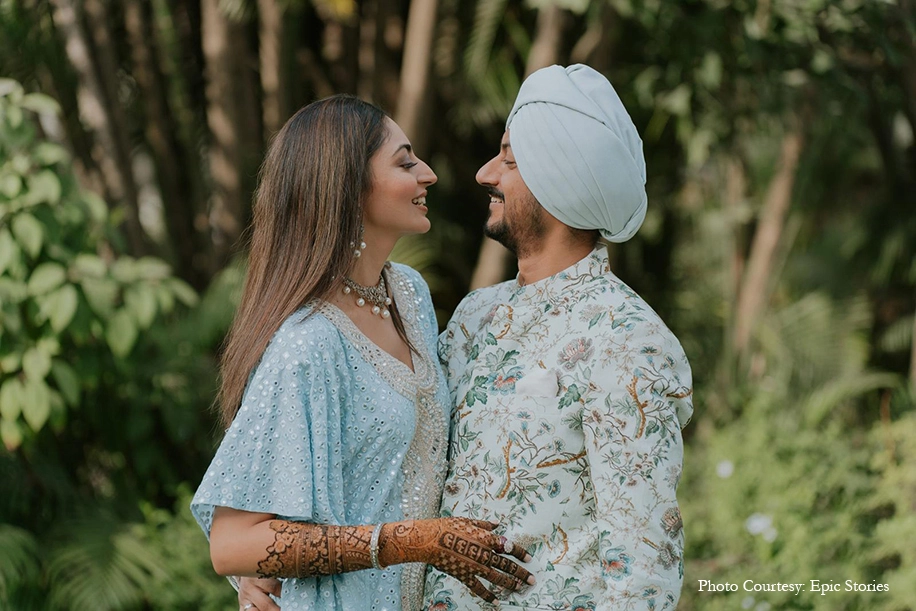 Vidhi Thakkar and Rohan Singh, The Taj Mahal Palace, Mumbai