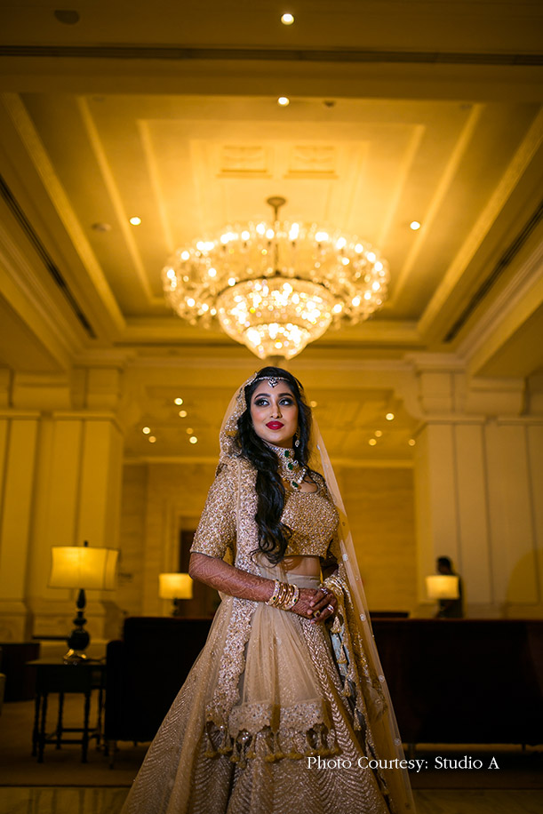 Silver lehenga