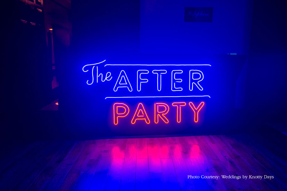 Neon Sign for After Party