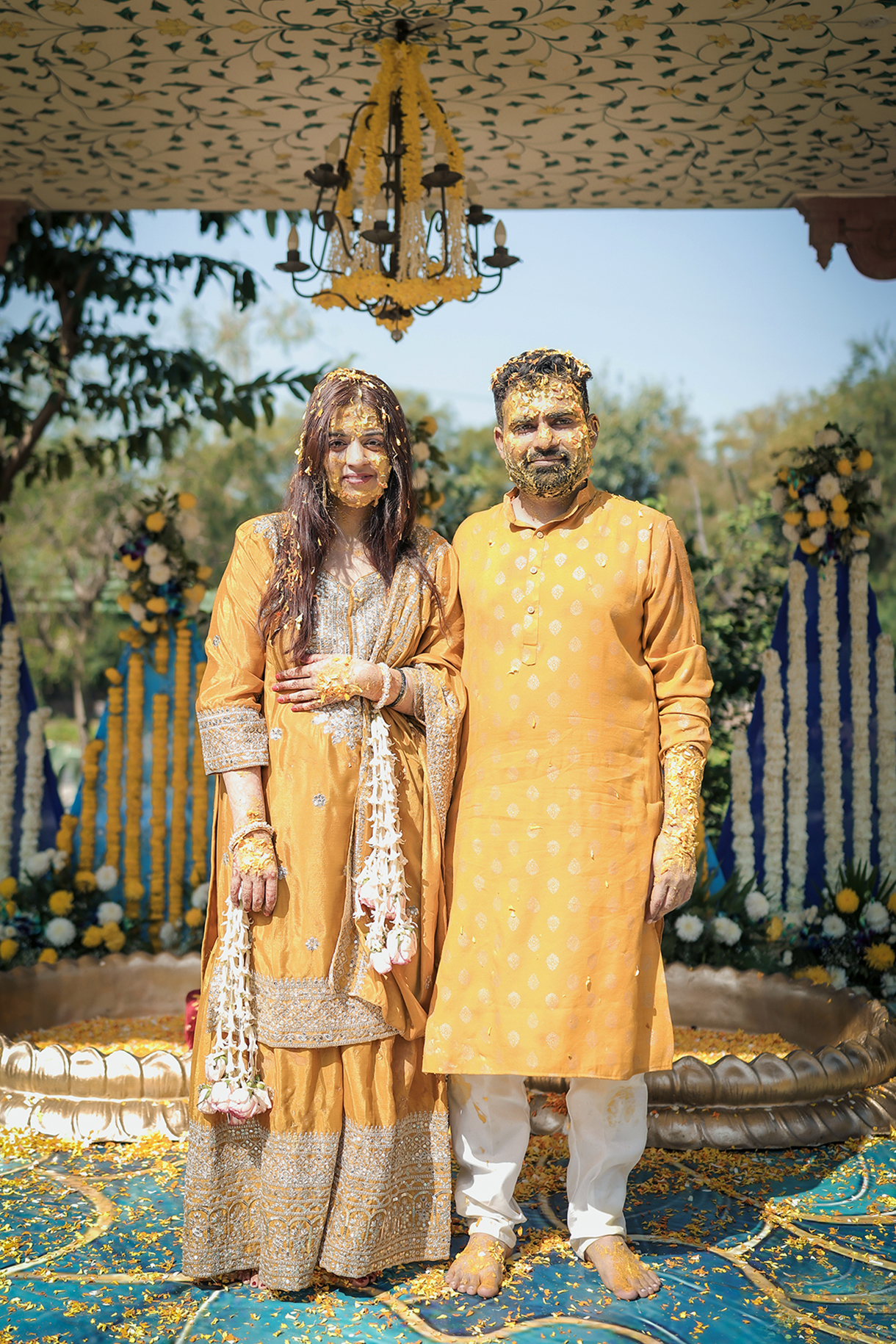 Advaita and Akshay Tiwari, Dausa