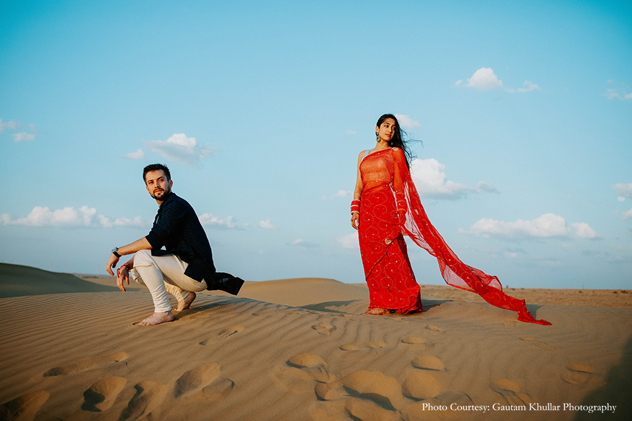 Anushka and Steven, Suryagarh, Jaisalmer