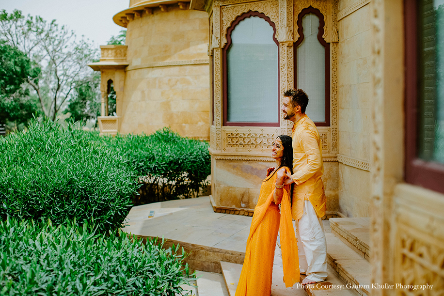 Anushka and Steven, Suryagarh, Jaisalmer