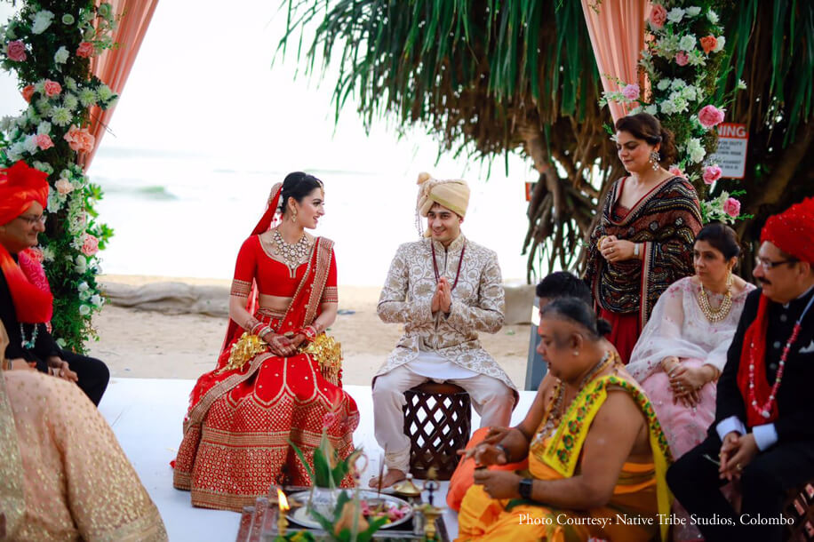 Archita and Sarthak - Weligama, Sri Lanka, Wedding function
