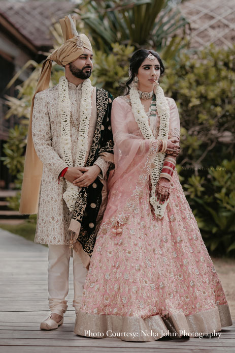 Carishma and Gaurav, Taj Green Cove Resort and Spa, Kovalam