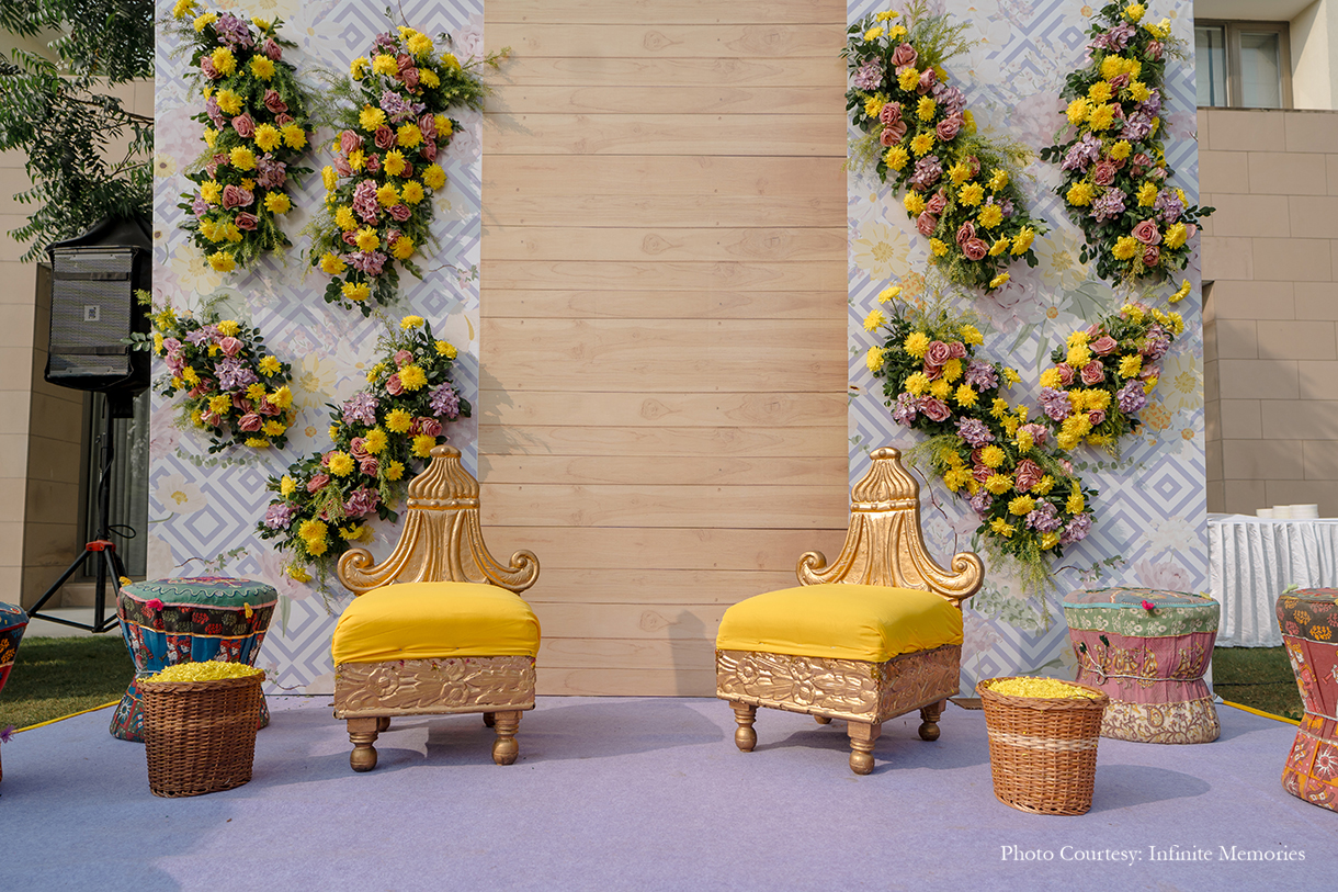 Deepankshi and Sahil, Karma Lakelands, Gurugram