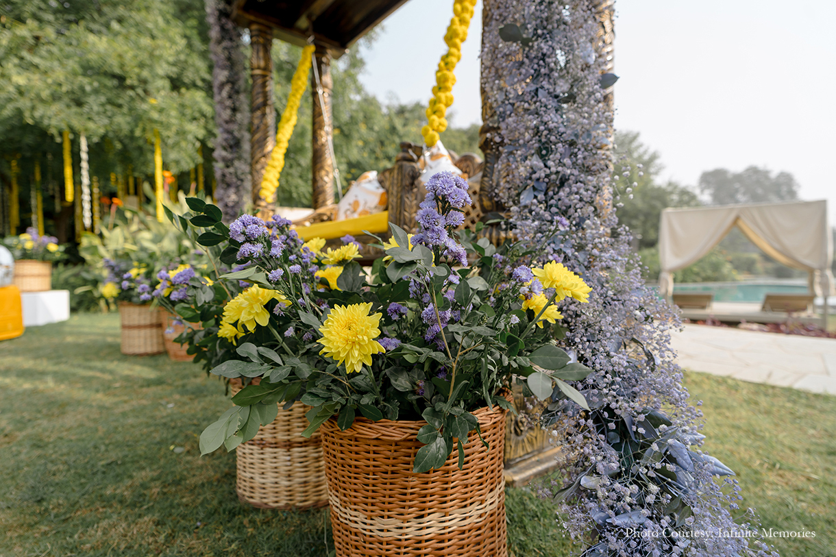 Deepankshi and Sahil, Karma Lakelands, Gurugram