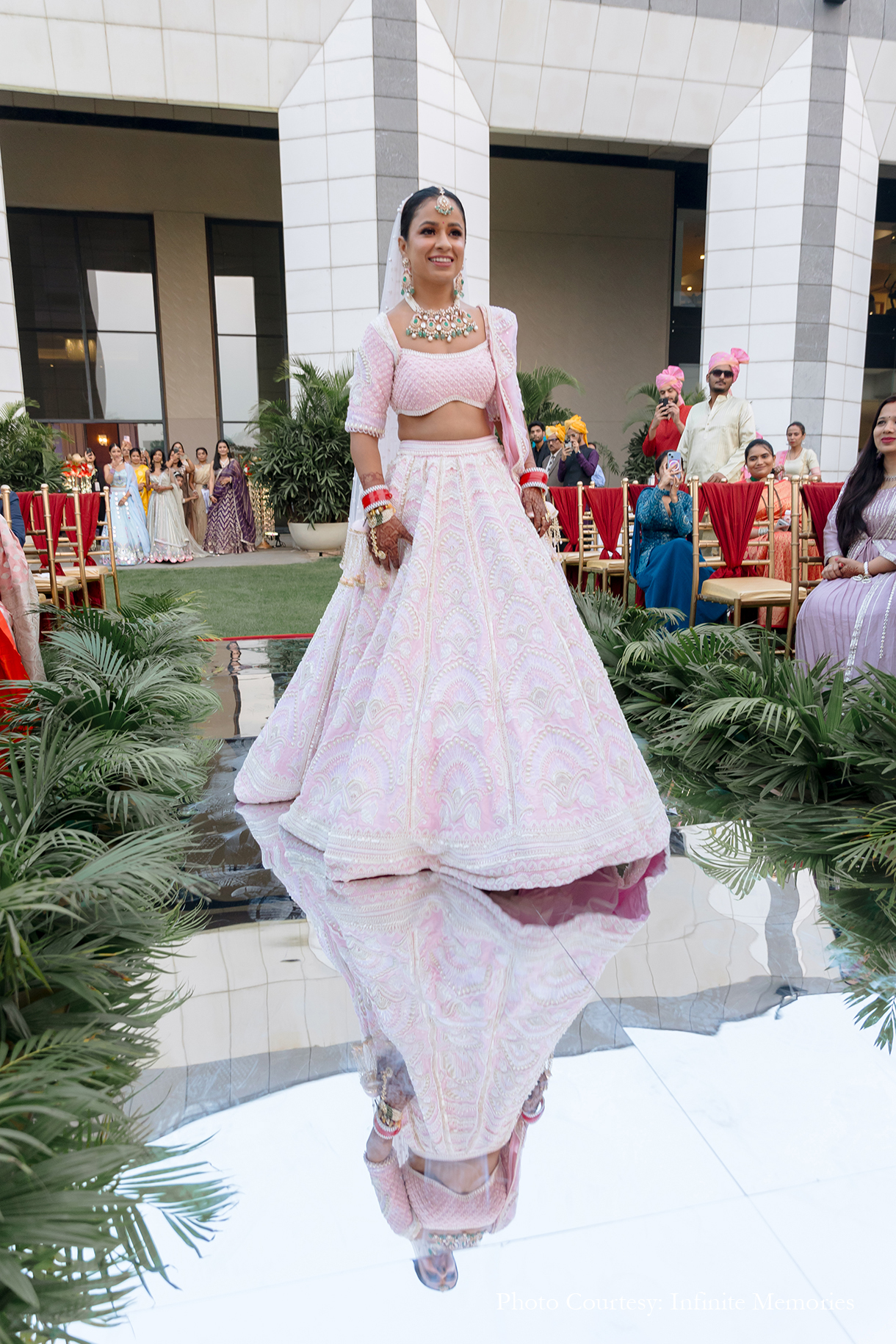 Deepankshi and Sahil, Karma Lakelands, Gurugram