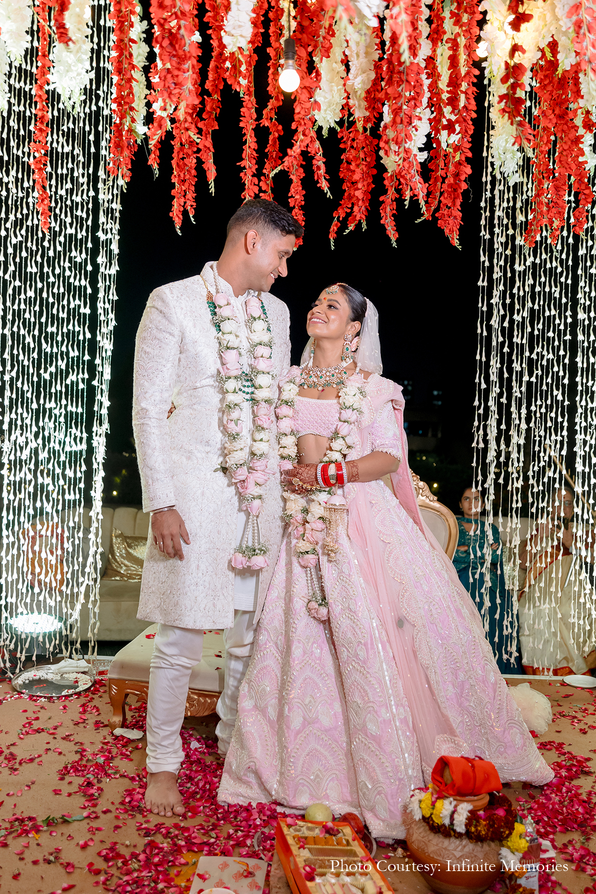 Deepankshi and Sahil, Karma Lakelands, Gurugram