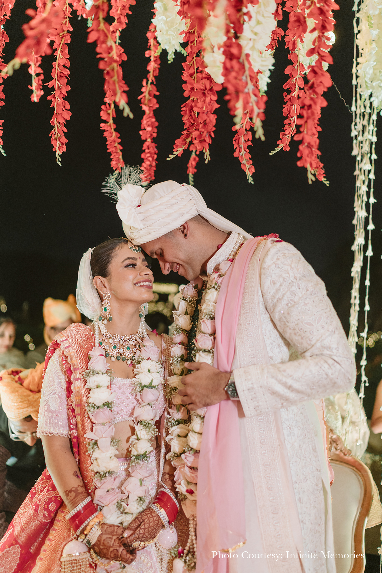 Deepankshi and Sahil, Karma Lakelands, Gurugram