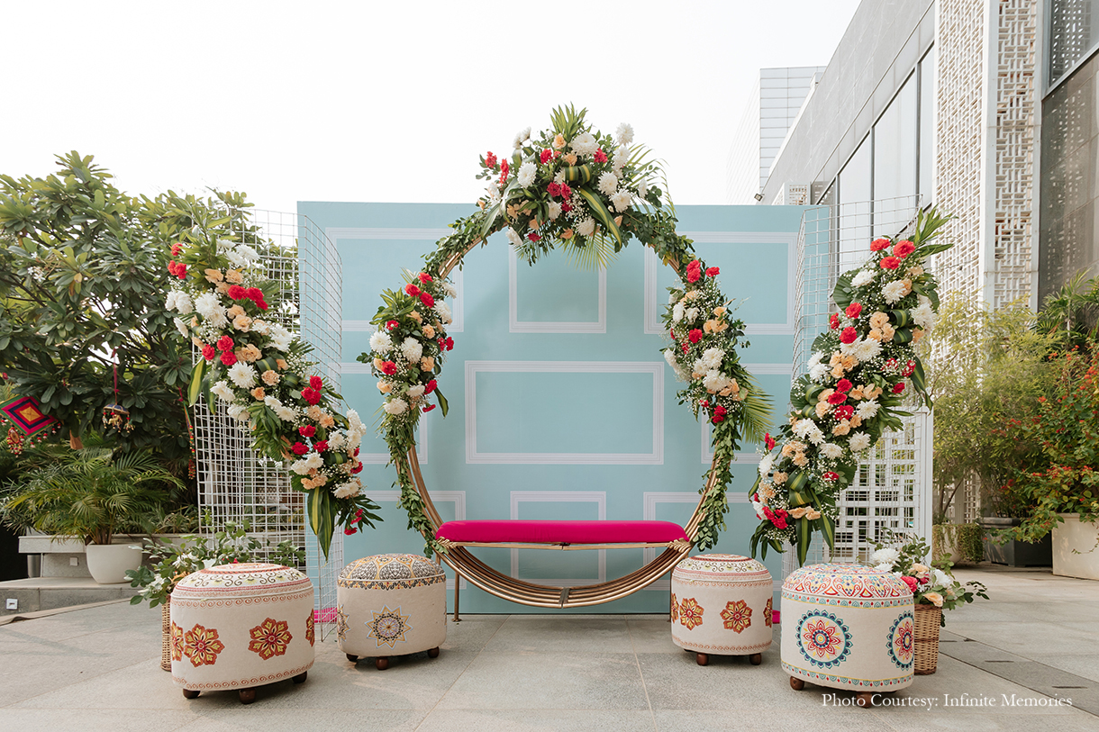 Deepankshi and Sahil, Karma Lakelands, Gurugram