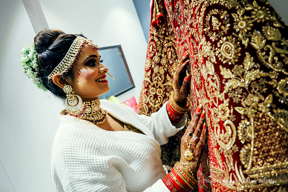 Bride getting ready Bride getting ready