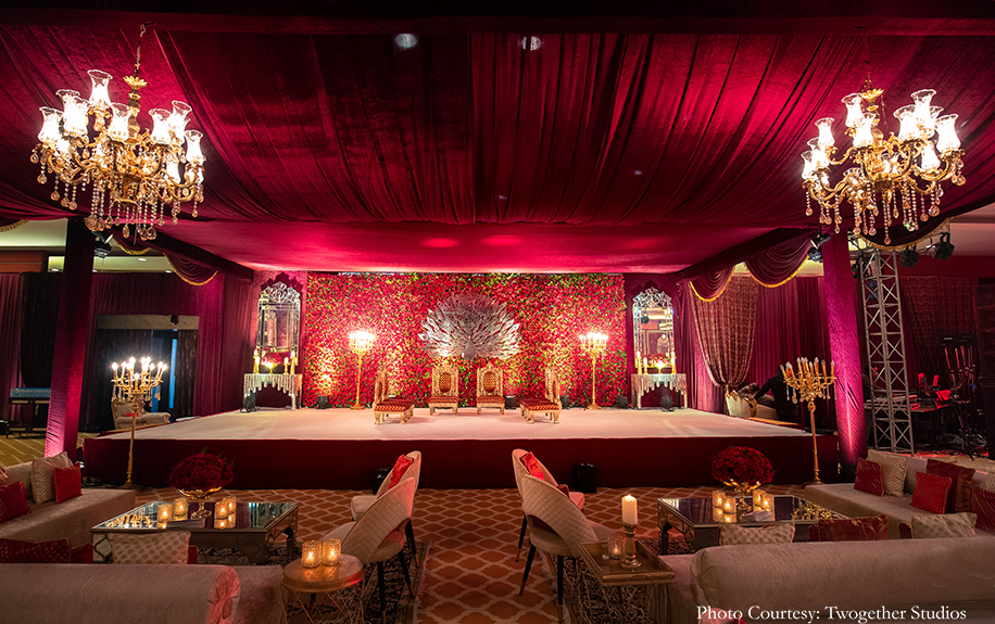 Wedding decor at The Leela Ambience, Gurugram