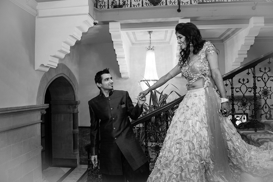 Haina and Bipin at Taj Mahal Palace, Mumbai