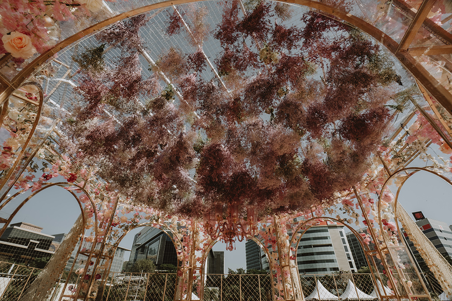 Isha and Rahil, JioWorld Garden, Mumbai