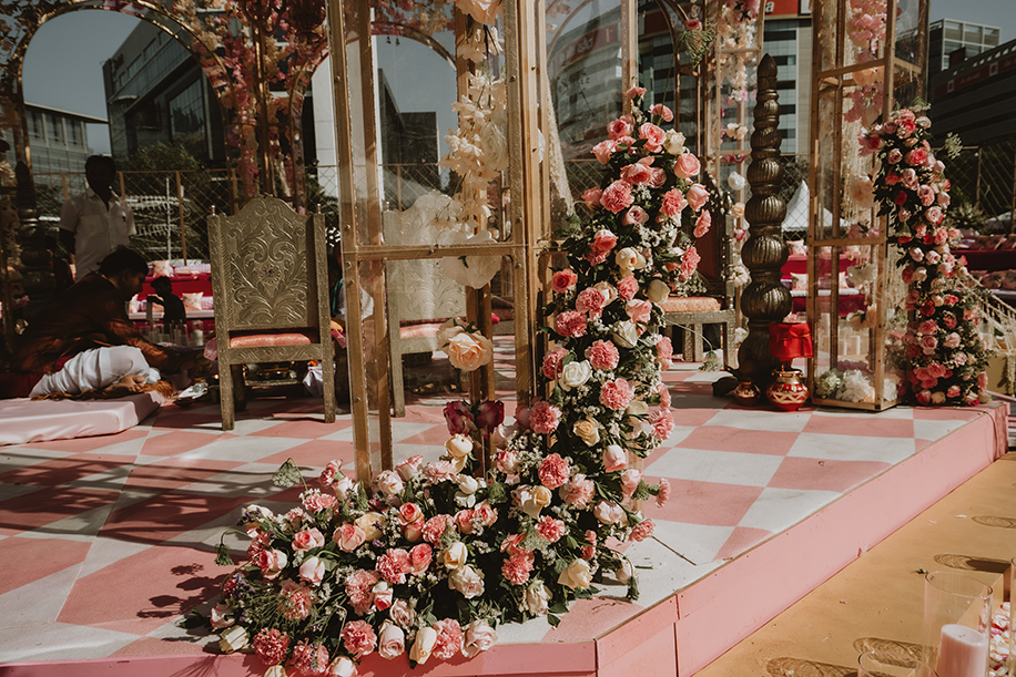 Isha and Rahil, JioWorld Garden, Mumbai