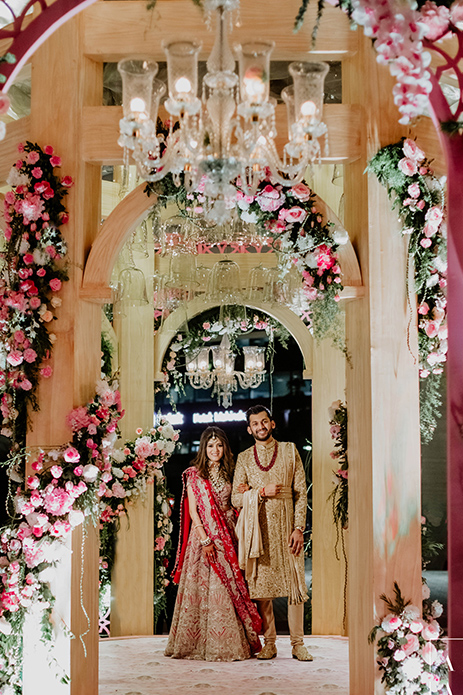 Isha and Rahil, JioWorld Garden, Mumbai