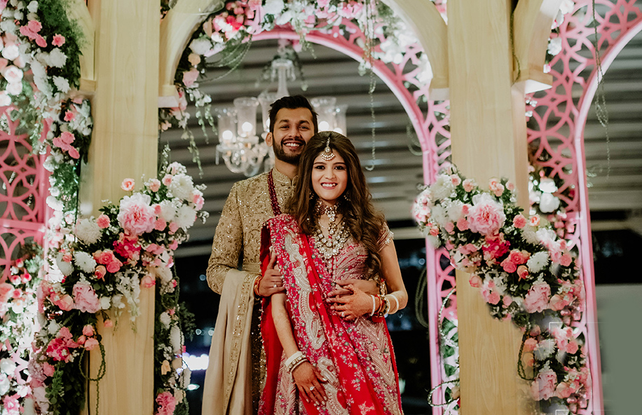 Isha and Rahil, JioWorld Garden, Mumbai