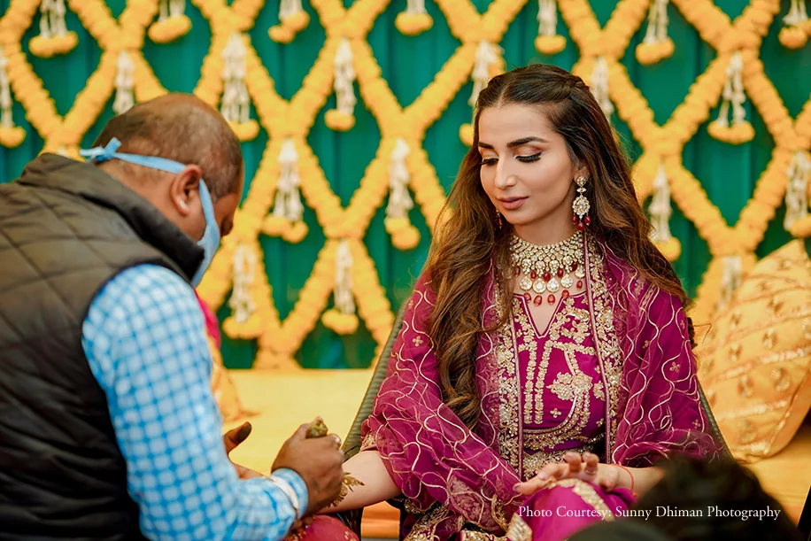 Bride Mehndi Ceremony