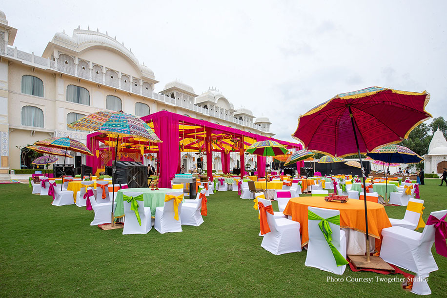 Kamakshi and Aakash, JW Marriott Jaipur Resort & Spa