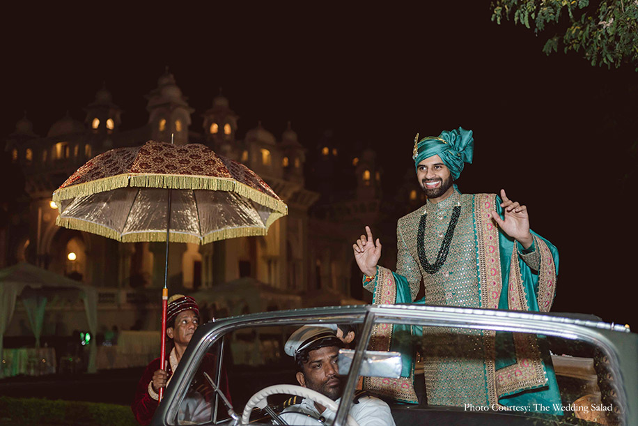 Groom entry with Baraat