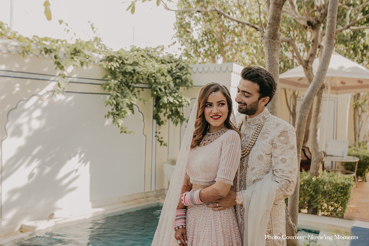 Kirtika Mishra and Ayush Shah, Jaipur