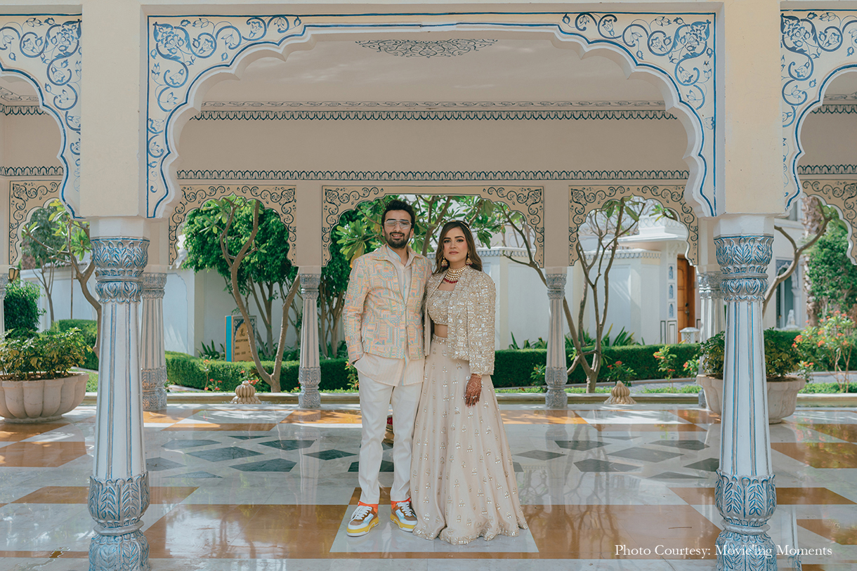 Kirtika Mishra and Ayush Shah, Jaipur