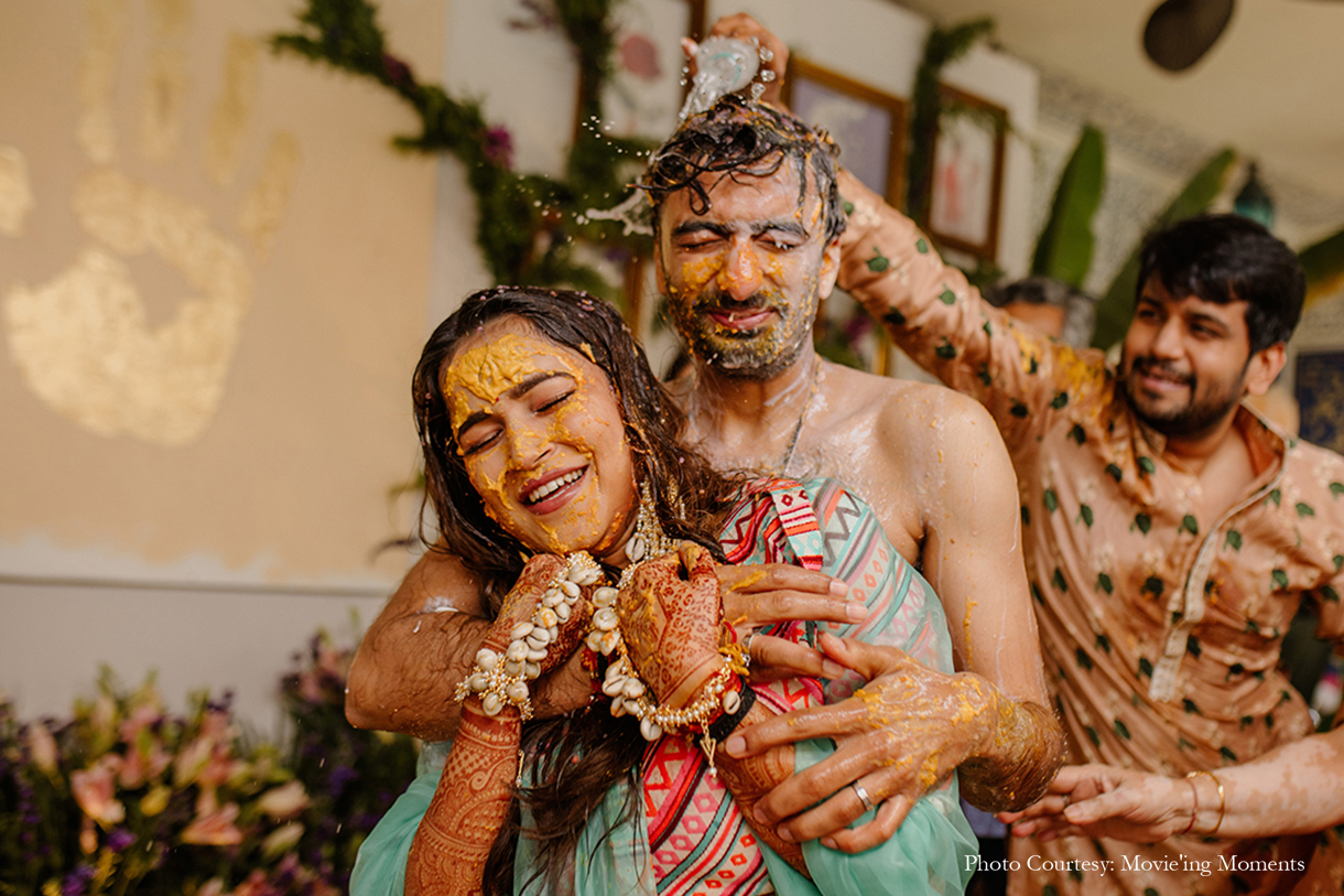 Kirtika Mishra and Ayush Shah, Jaipur