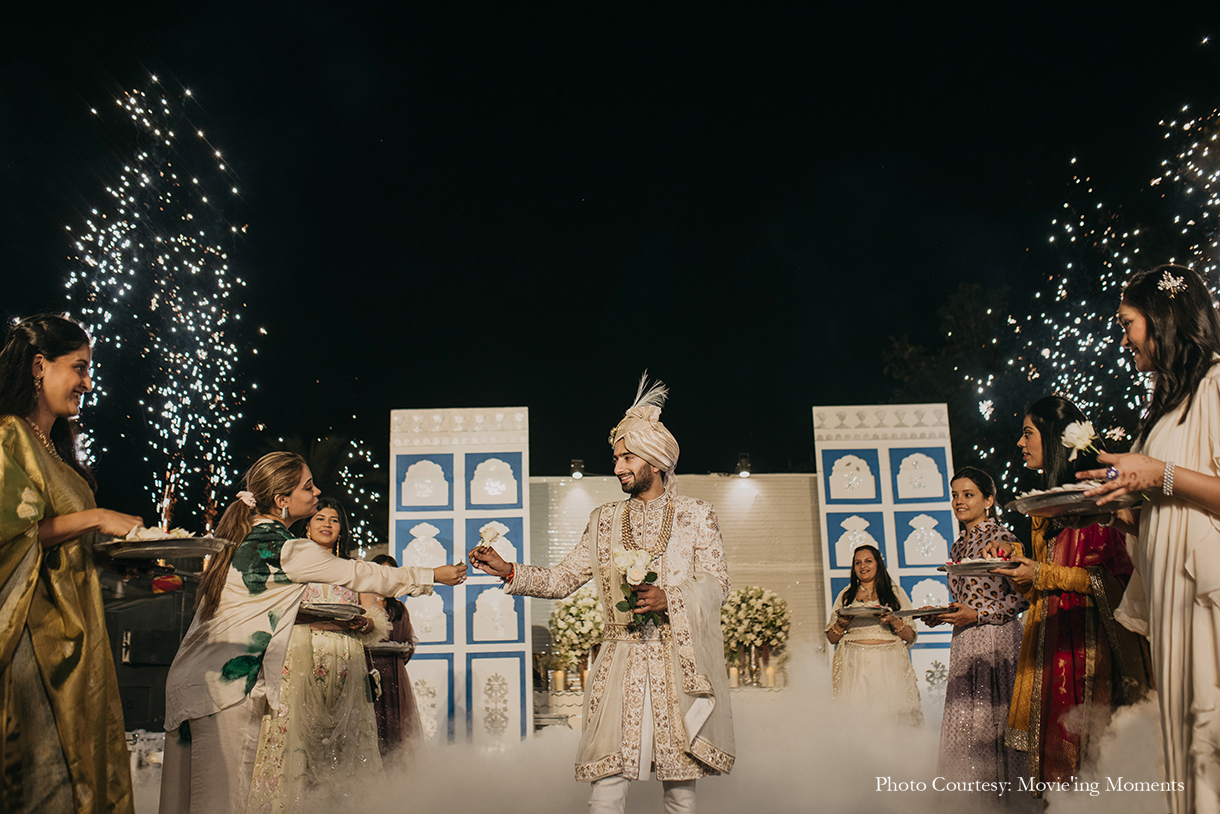 Kirtika Mishra and Ayush Shah, Jaipur