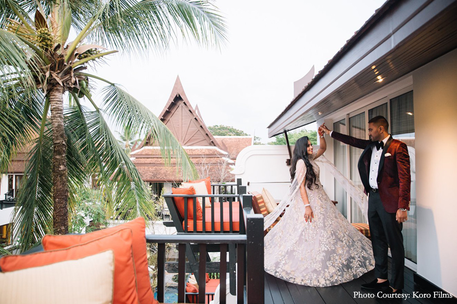 Richa and Mohit, Rayong Marriott Resort & Spa, Thailand